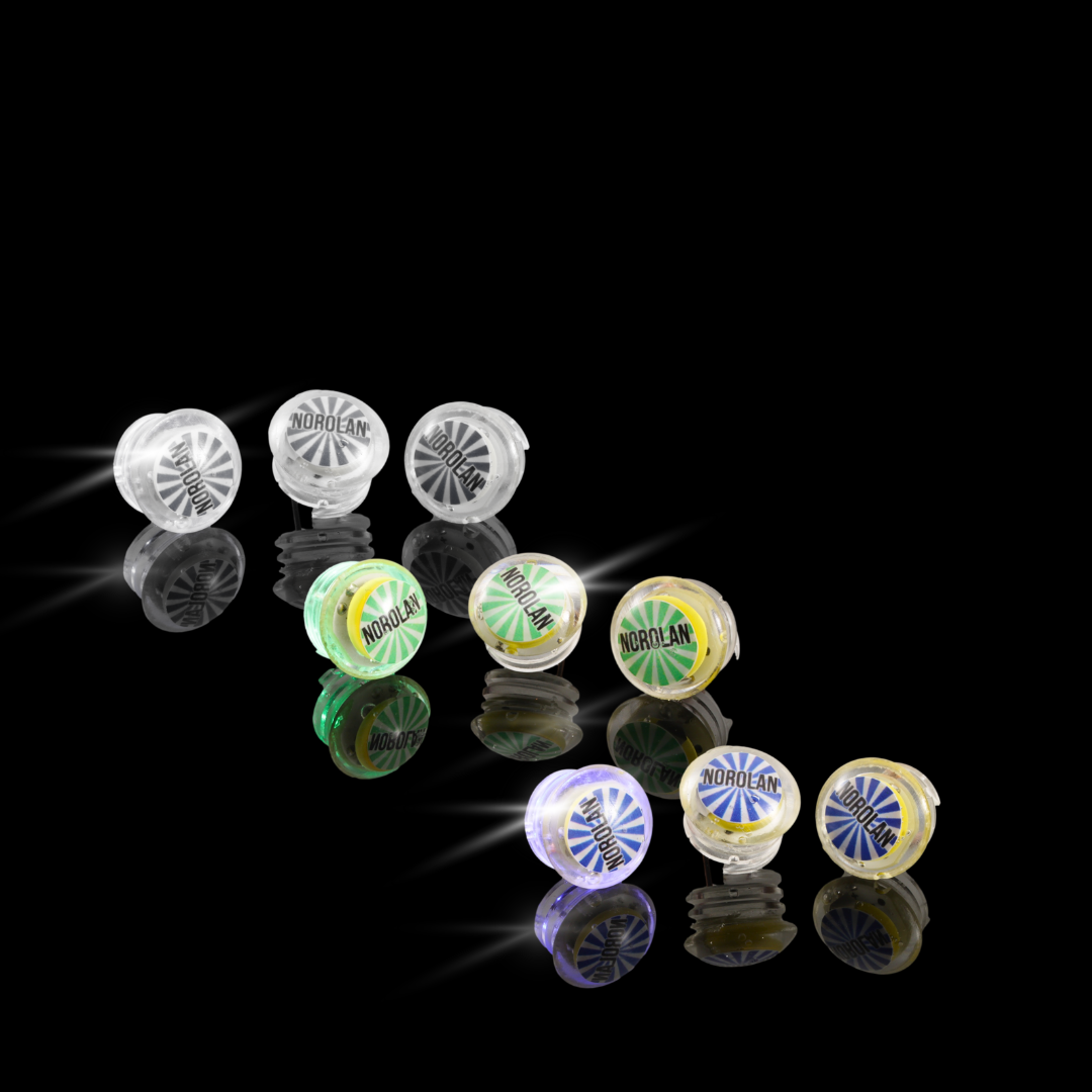 Norolan Original LED utbyttbart lys for blinkepilk, 3 stk.